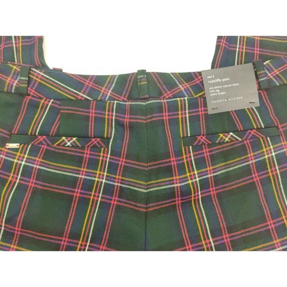 Tommy Hilfiger Womens Pants Size 2 Radcliffe Plaid - Picture 10 of 13